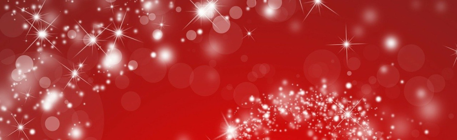 Sparkles on a red background